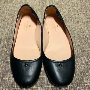 SOLD ** Kate Spade Black Flats Sz 8 EUC